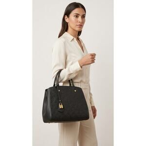 Louis Vuitton Empreinte Montaigne MM Shoulder Bag
